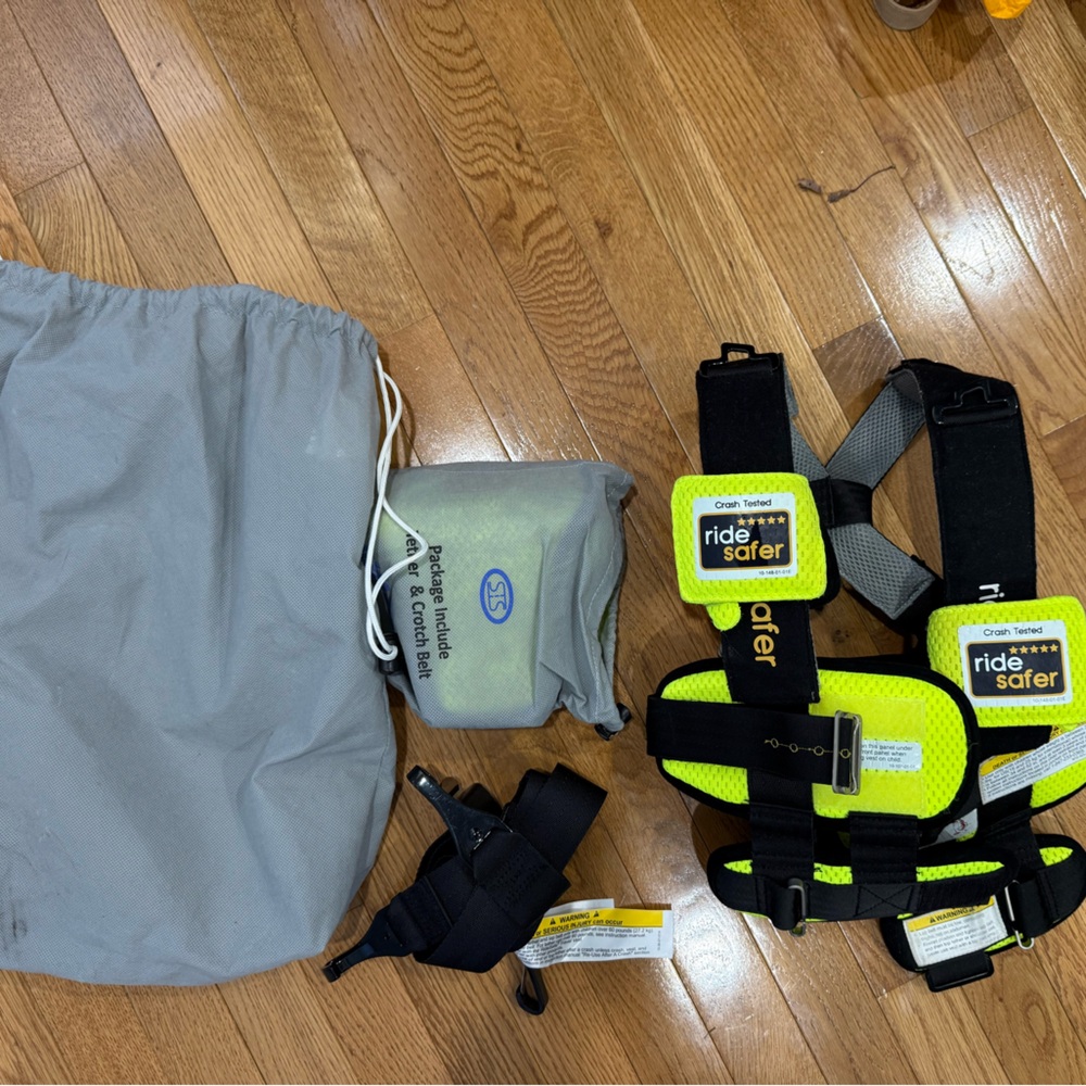 Ride Safer Travel Vest in Neon Yellow and Black